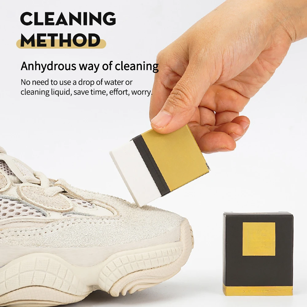 Sneaker Care For Suede - ยางลบทำความสะอาดรองเท้า แปรงทำความสะอาดรองเท้า ยางลบทำความสะอาดรองเท้า สำหรับรองเท้าหนังกลับ หนังแกะ รองเท้าผิวด้าน
