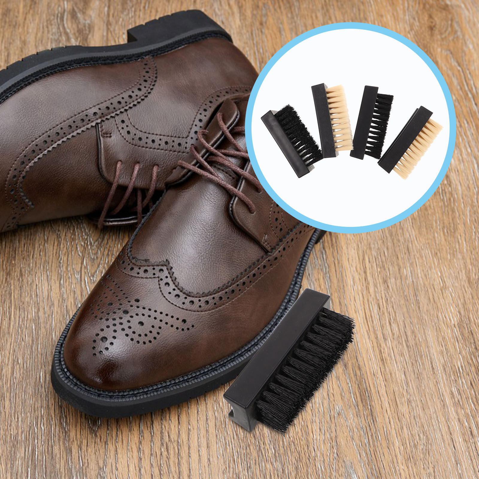 Sneaker Care For Suede - ชุดแปรงทำความสะอาดรองเท้าอเนกประสงค์ 4 ชิ้น แปรงขัดรองเท้าผ้าใบแบบนุ่ม อุปกรณ์ดูแลรองเท้าบูท น้ำยาทำความสะอาดหนังกลับสำหรับรองเท้ากีฬา