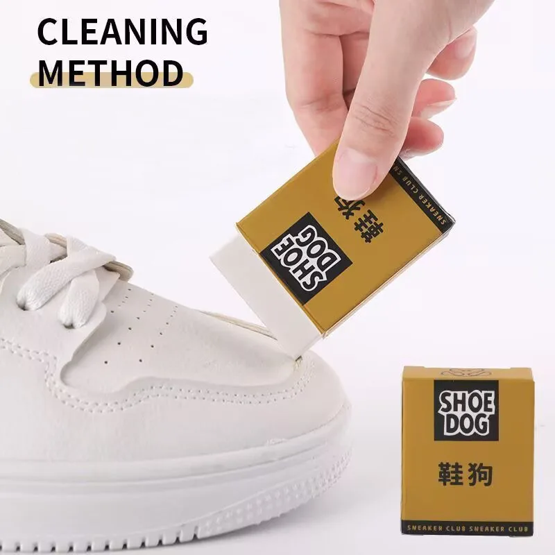 Sneaker Care For Suede - ชุดแปรงทำความสะอาดรองเท้าหนังกลับแบบมหัศจรรย์ 1/2 ชิ้น สำหรับขจัดรอยขีดข่วน คราบสกปรก ดูแลรองเท้าผ้าใบ