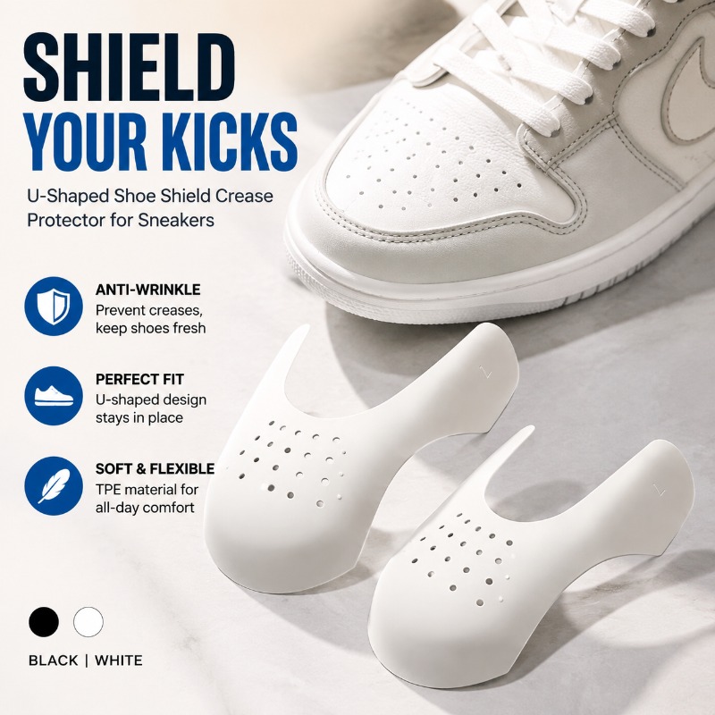 Crease Protector Toe - แผ่นรองกันยับปลายรองเท้า ป้องกันรอยยับ รองรับทรงรองเท้า สำหรับรองเท้ากีฬา