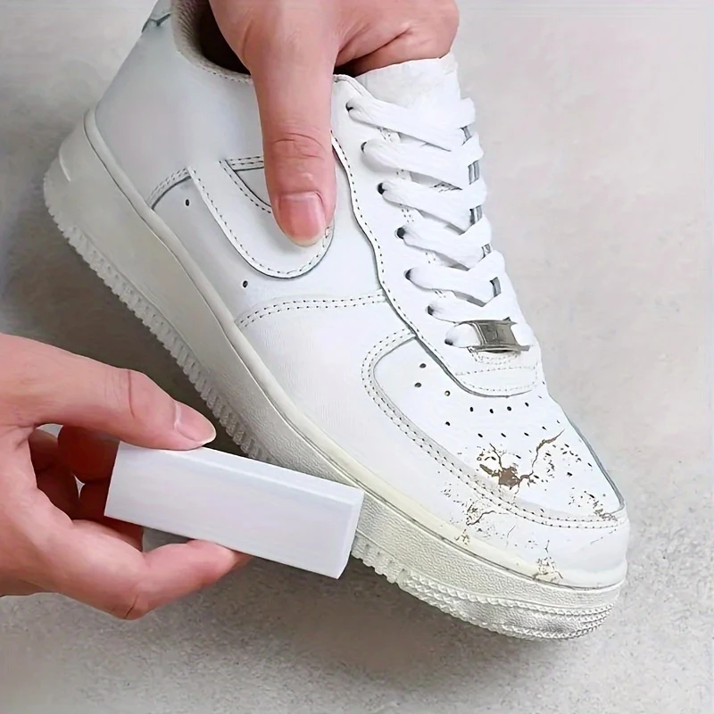 Sneaker Care Whitener - ยางลบทำความสะอาดรองเท้าหนังกลับและรองเท้าผ้าใบ ดูแลรักษารองเท้าหนังแบบด้าน ช่วยฟื้นฟูสีหนังกำมะหยี่และขจัดคราบ
