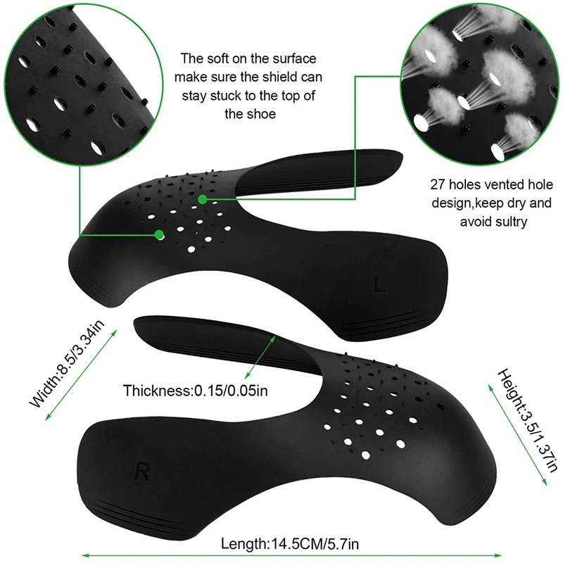 ตัวป้องกันรอยยับรองเท้า ป้องกั - Crease Protector Toe บทวิจารณ์และราคา