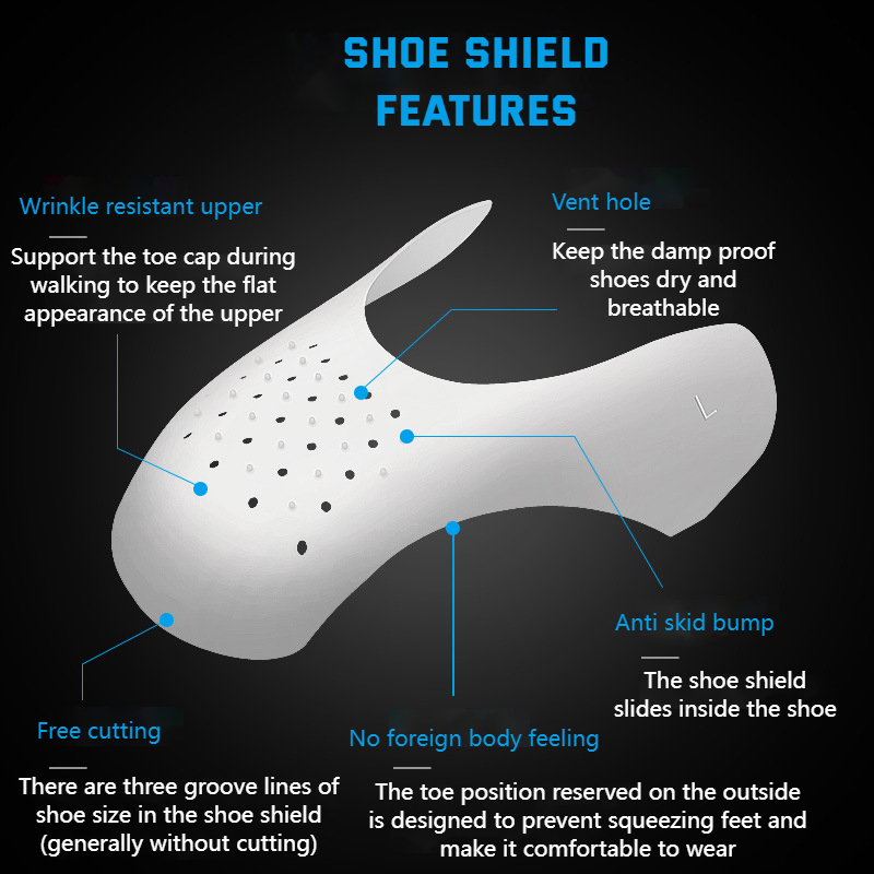 รองเท้าผ้าใบลําลองรองเท้าต่อต้ - Crease Protector Toe บทวิจารณ์และราคา