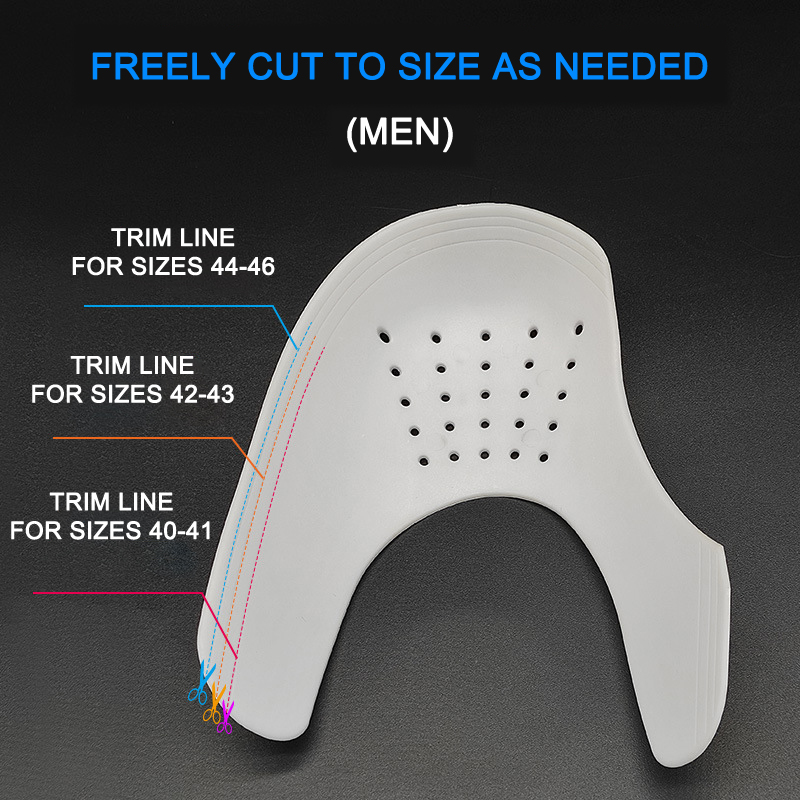 รองเท้าผ้าใบลําลองรองเท้าต่อต้ - Crease Protector Toe บทวิจารณ์และราคา
