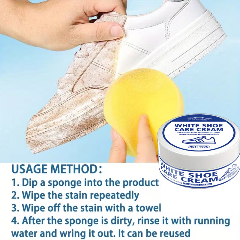 ครีมดูแลรองเท้าผ้าใบสีขาวพร้อม - Sneaker Care Whitener บทวิจารณ์และราคา