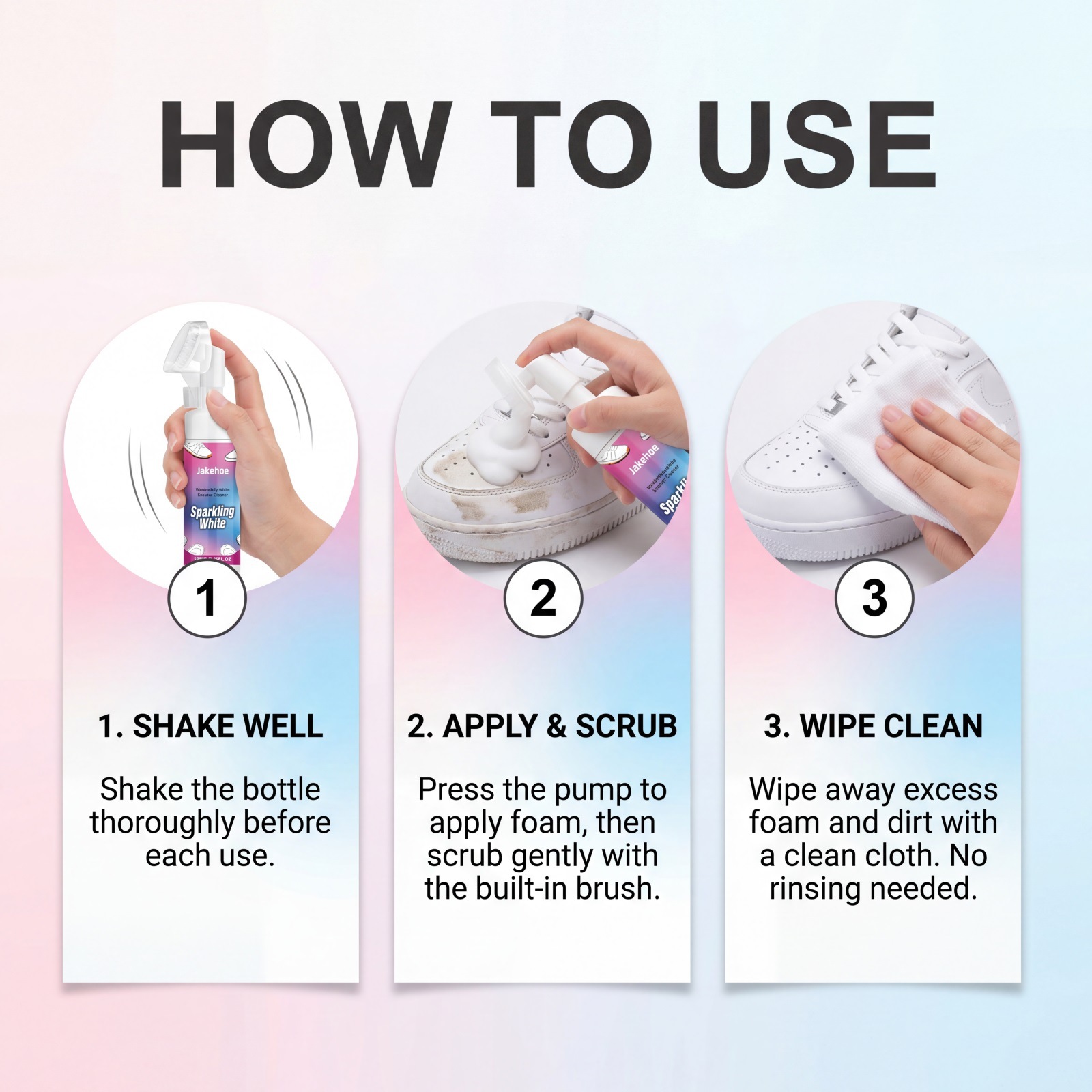 น้ำยาทำความสะอาดรองเท้าผ้าใบ 1 - Sneaker Care Whitener บทวิจารณ์และราคา