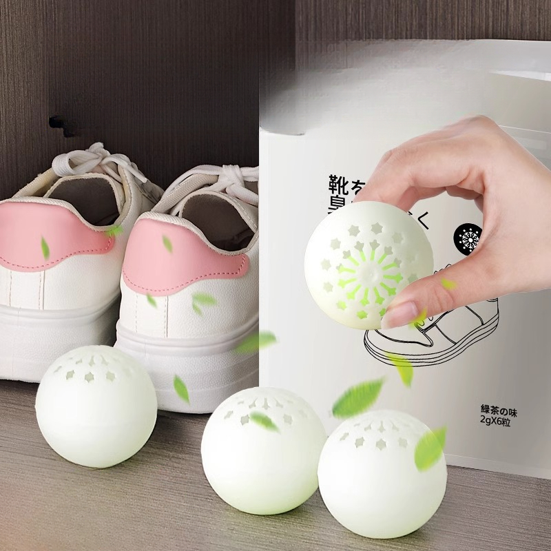 ลูกบอลดับกลิ่นรองเท้าจากธรรมชา - Shoe Deodorizer Ball บทวิจารณ์และราคา